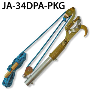 Jameson JA-34DPA Pole Pruner with Double Pulley, Adapter and 20 ft. Rope