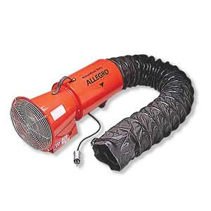 8-inch AC Axial Explosion Proof Blower w/Duct Canister