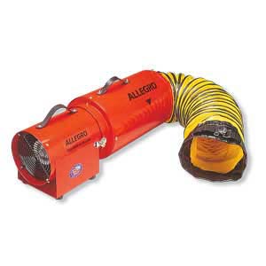 8-inch AC Compact Axial Blower w/Duct Canister