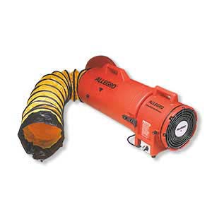 8-inch DC COM-PAX-IAL Axial Blower w/Duct Canister