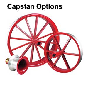 Fiber Cable Puller 40030 Series Capstan Options