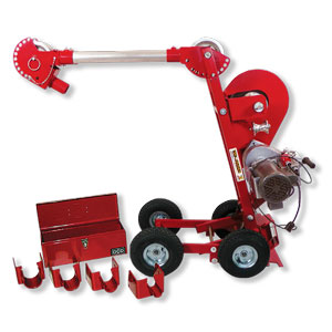 TUF-Lugger Cable Puller comes with 4 sheaves and a toolbox carrying case