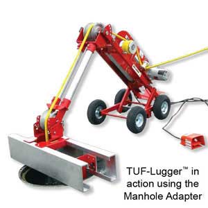 TUF-Lugger Cable Puller with Manhole Adapter