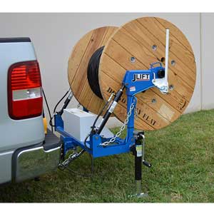 Spartaco J-Lift Mobile Hydraulic Powered Cable Caddy