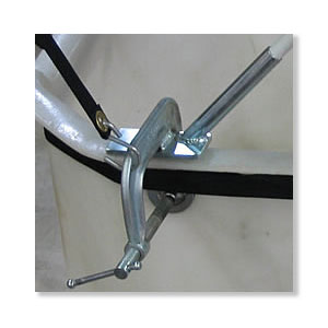 Aerial Bucket Shelter Clamp Detail
