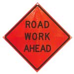 Roll-Up Traffic Control Signs