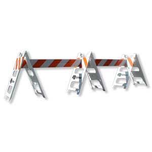 A-Frame Parade Style Plastic Type 1 Barricades