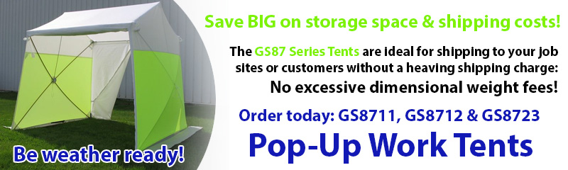 GS87 Series Pop-Up Work Tents