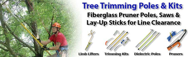 Jameson Fiberglass Pruner Poles and Lay-Up Sticks