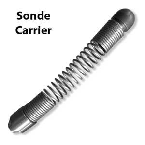 512Hz Sonde & Carrier - Make your 1/4in. push rod detectable!
