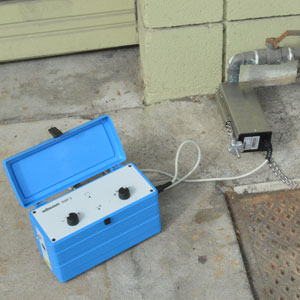 RSP3 Plastic Water Pipe Locator in Use