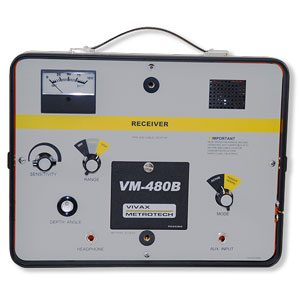 VM-480B Pipe and Cable Locator Receiver