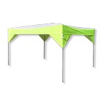 Square Canopy Cabinet Tent
