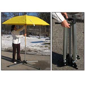 Heavy-Duty Umbrella Stand In Use