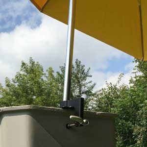UBC001 Umbrella Bucket Mount In Use