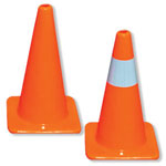 High Visibility Orange Traffic Cones
