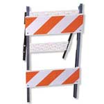 Waffle Board A-Frame Type 2 and Type 1 Barricade for Traffic Control