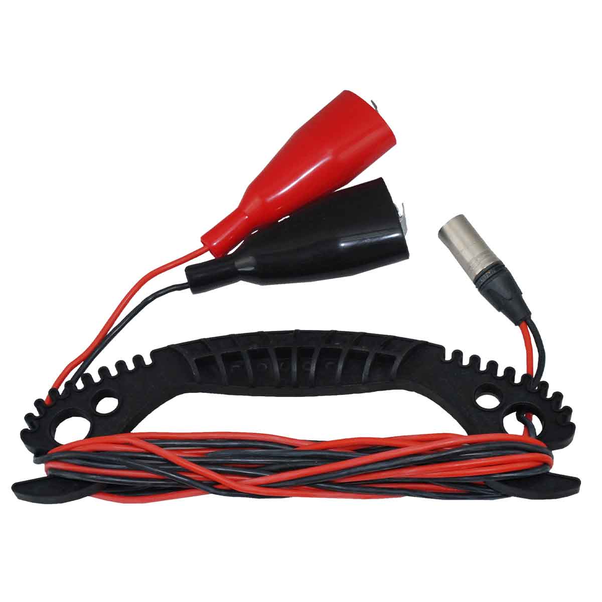 Direct Connection Lead with large clip (3 pin silver plug, XLR)