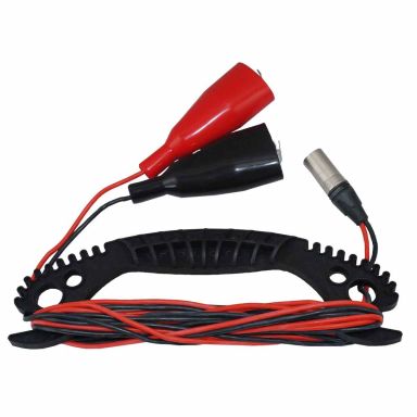 Direct Connection Lead with large clip (3 pin silver plug, XLR)