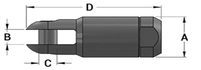 Power-Grip Clevis Style Pulling Eye diagram