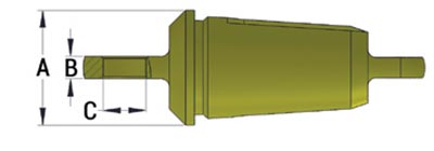 Lug Style Innerduct Pulling Eye diagram