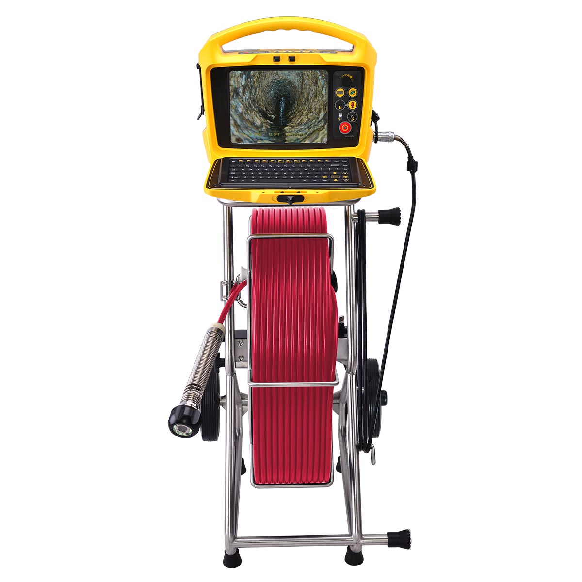 vCam-6, 200' Heavy Duty Pushrod with D34-HD Camera