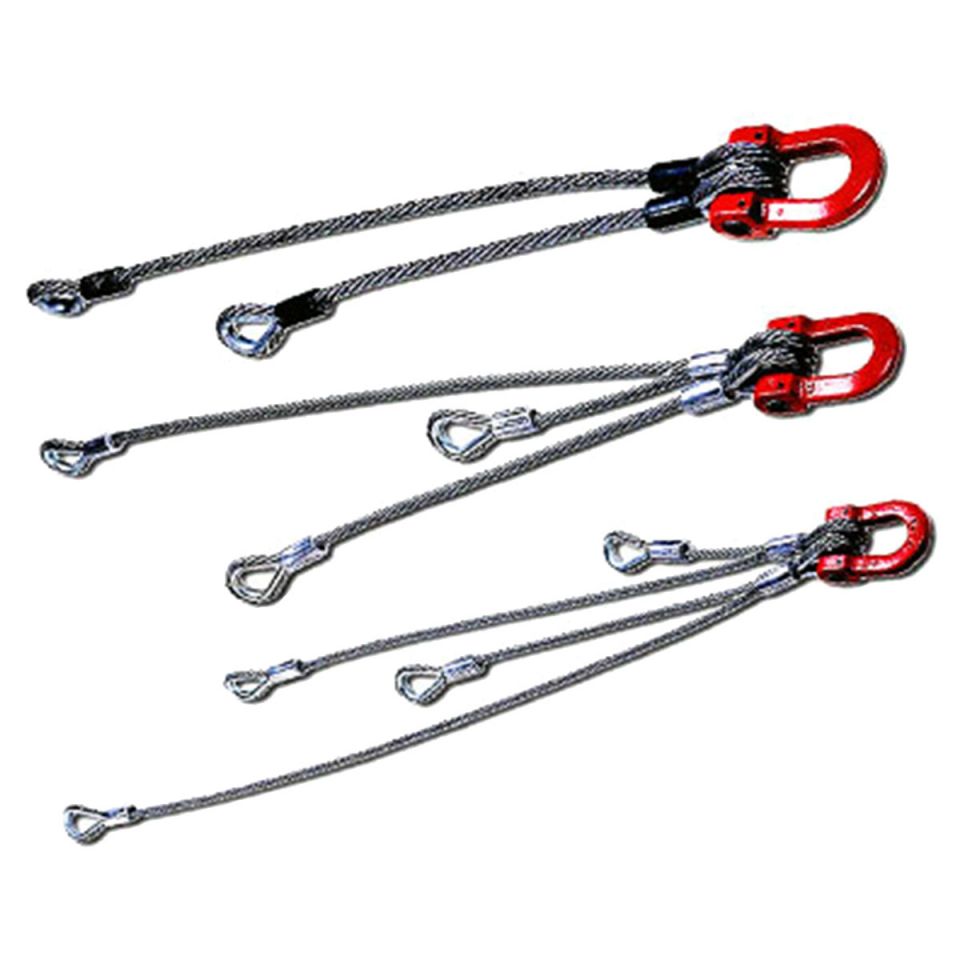 SGNL① Static Co wire-rope-bridle-slings-