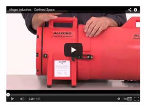 Allegro Confined Space Blower Fans Video