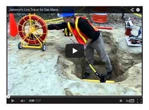 Jameson Live Tracer Gas Line Main Locating Video