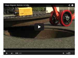 Allegro Magnetic Manhole Cover Lifter Video