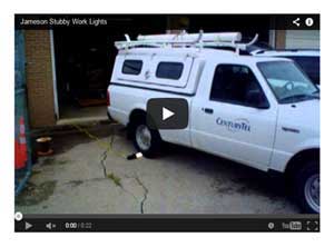 Stubby Light Fluorescent Work Lamps Video